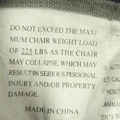Pair Of Cushioned Folding Travel Chairs
