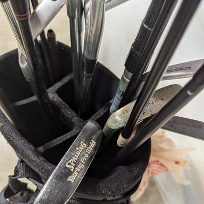 Set Of Various Brands Of Golf Clubs