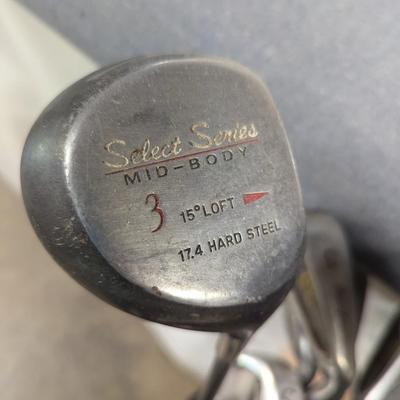 Set Of Various Brands Of Golf Clubs
