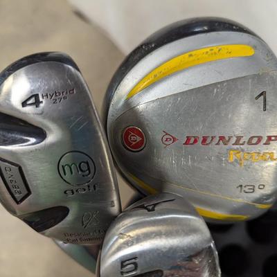 Set Of Various Brands Of Golf Clubs