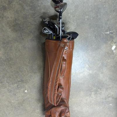 Set Of Various Brands Of Golf Clubs