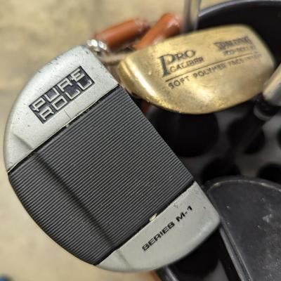 Set Of Various Brands Of Golf Clubs