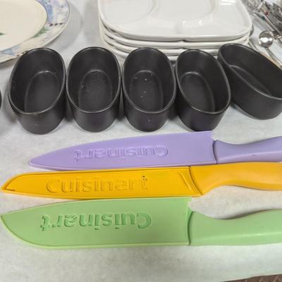 Assortment Of Kitchen/Cooking Accessories Cuisinart Knives