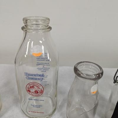Vintage Bailing/Milk Bottles