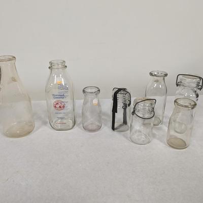 Vintage Bailing/Milk Bottles
