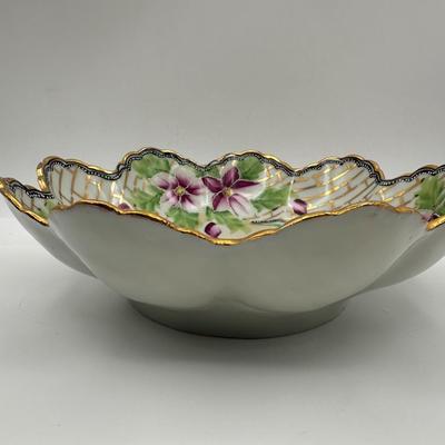 Hand Painted Bowl - Made in Japan