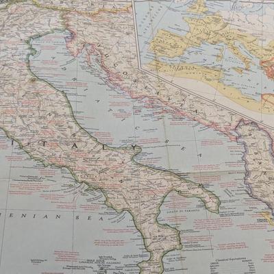 30 - National Geographic Magazine World Historical Maps 1930's/1940's/1950's Lot 2