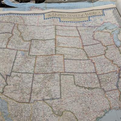 40+ - National Geographic Magazine Historical Maps 1930's/1940's/1950's