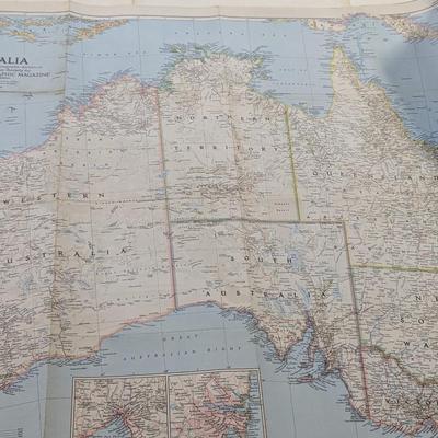 40+ - National Geographic Magazine Historical Maps 1930's/1940's/1950's