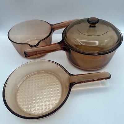 Pyrex Vision Ware by Corning Ware Amber