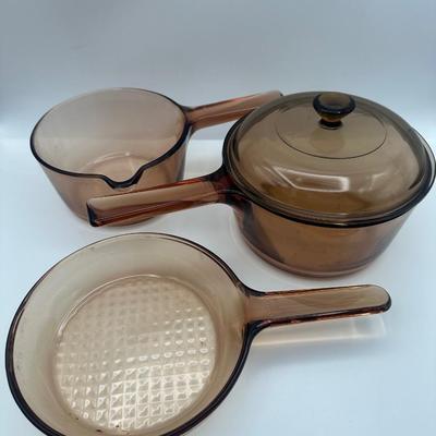 Pyrex Vision Ware by Corning Ware Amber