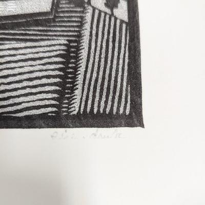 4 - M.C. Escher Lithos (see all pictures) 1 Litho Is Signed