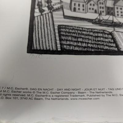 4 - M.C. Escher Lithos (see all pictures) 1 Litho Is Signed