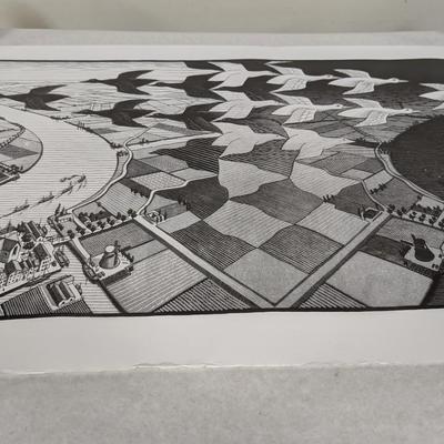 4 - M.C. Escher Lithos (see all pictures) 1 Litho Is Signed