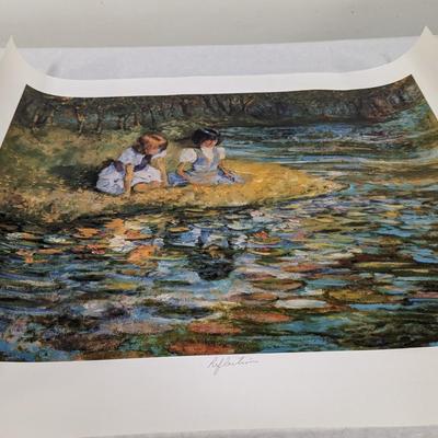 Joseph Dawley (1936-2008), "Reflections" Limited Edition Lithograph, Hand Signed