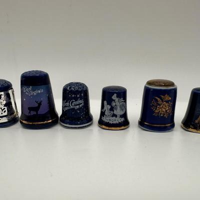 Vintage Glass/Metal Thimble Collection (31)