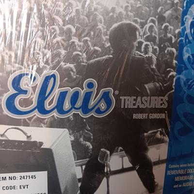 SEALED COFFEE TABLE BOOK "ELVIS TREASURES"