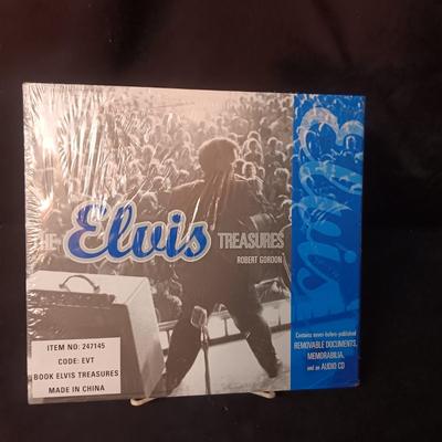 SEALED COFFEE TABLE BOOK "ELVIS TREASURES"