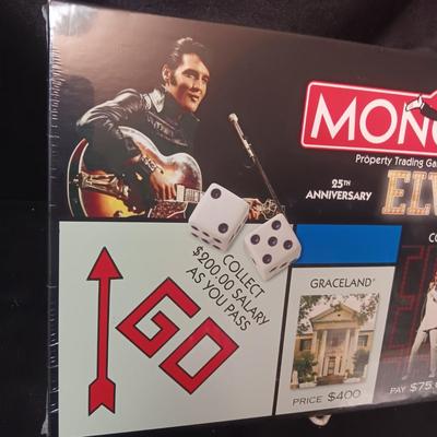 SEALED ELVIS MONOPOLY GAME
