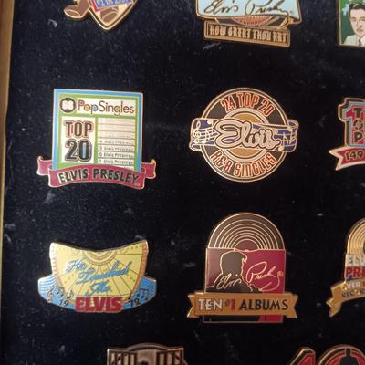 ELVIS PRESLEY COMMEMORATIVE PIN COLLECTION