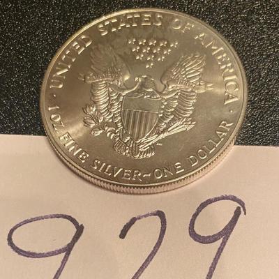 1993 American Eagle Silver Dollar Coin