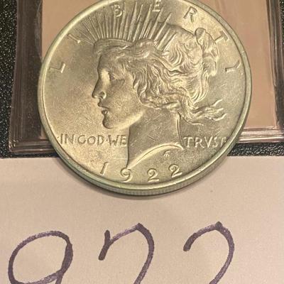 1922 Peace Silver Dollar
