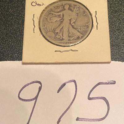 1917 S Walking Liberty Silver Eagle Half Dollar
