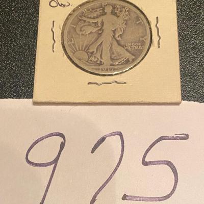 1917 S Walking Liberty Silver Eagle Half Dollar