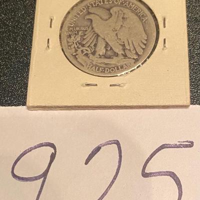 1917 S Walking Liberty Silver Eagle Half Dollar