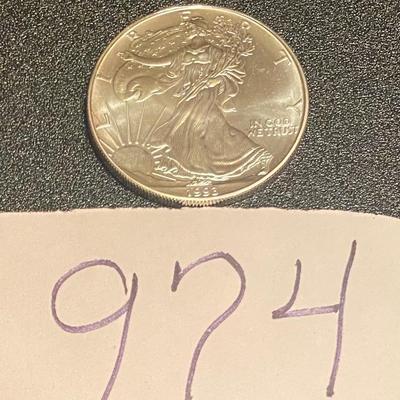 1993 American Silver Eagle Dollar Coin