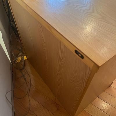 Wood Veneer Filing Cabinet (O-MG)