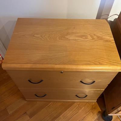 Wood Veneer Filing Cabinet (O-MG)