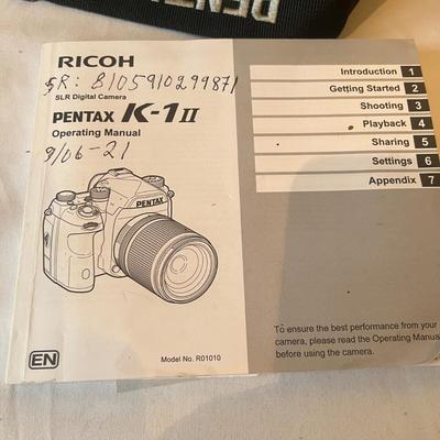 Pentax K-1II Digital Camera With Pentax Lens (GB-MG)