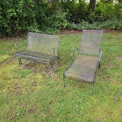Metal Mesh Wire Glider & Lounger (Y-JS)