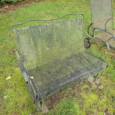 Metal Mesh Wire Glider & Lounger (Y-JS)