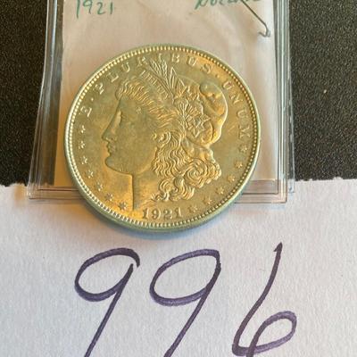 1921 Morgan Silver Dollar