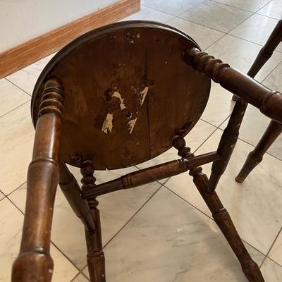 Trio of Spindle Back Chairs (P-RG)