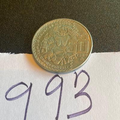 Mexico 1984 50 Peso Coin