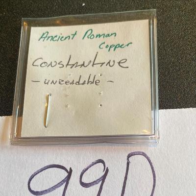 Ancient Roman Copper Constantine Coin