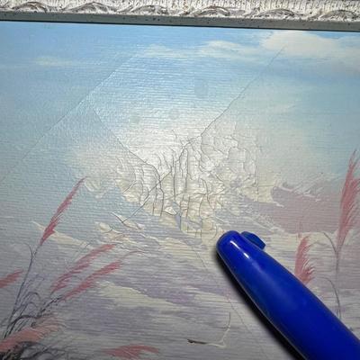 Anna Maria Harbor Scene & Sand Dune Paintings (P-RG)