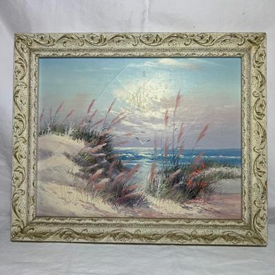 Anna Maria Harbor Scene & Sand Dune Paintings (P-RG)