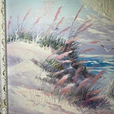 Anna Maria Harbor Scene & Sand Dune Paintings (P-RG)