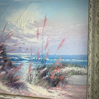 Anna Maria Harbor Scene & Sand Dune Paintings (P-RG)