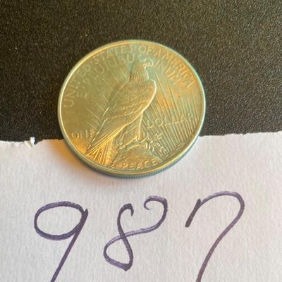1922 Silver Peace Dollar