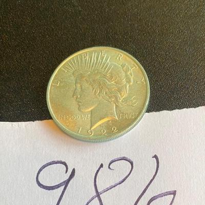 1922 Silver Peace Dollar