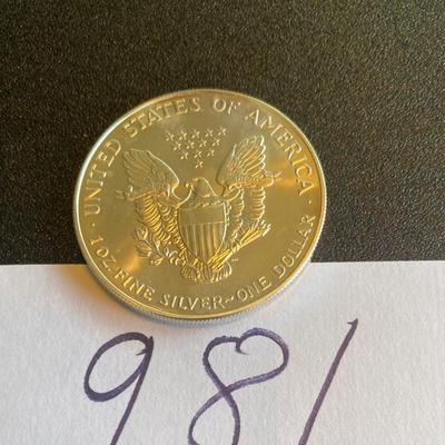 1993 Walking Liberty Eagle Silver Coin