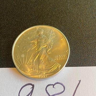 1993 Walking Liberty Eagle Silver Coin