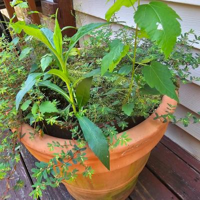 Two Outdoor Large Planters w/Speakers (Y-JS)