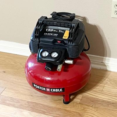 PORTER CABLE ~ 150 PSI Air Compressor With NAPA Hose