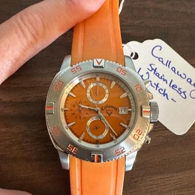 Callaway stainless watch